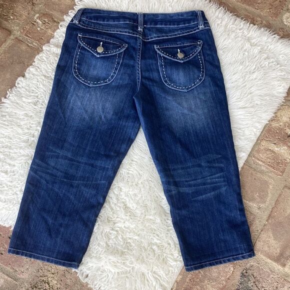 INC Denim Thick Stitch Bermuda Shorts Size 6 - Picture 10 of 12